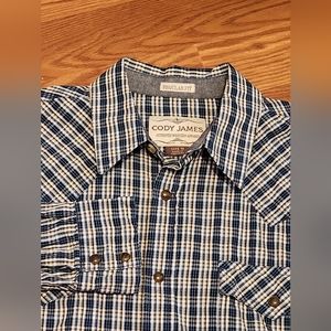 Cody james Snap up shirt‎ size med long sleeve